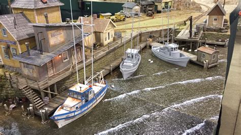 Shelter Cove Dockside View On30 Modular Railroad By Kevin Spady