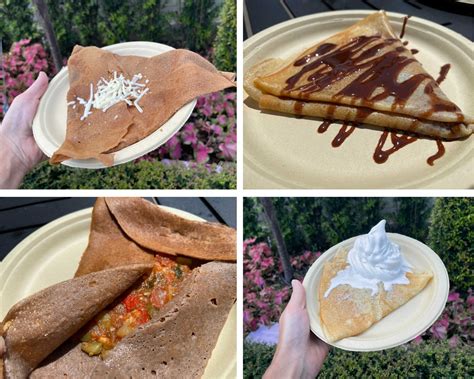 Review All The Sweet And Savory Crepes From The Counter Service Window