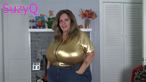 BBW SUZYQ AND HER 44M WONDERS Some Sexy Low Cut Tops