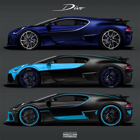 Bugatti Divo Livery And Spec Concepts Behance