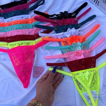 Kit Calcinha Renda Fio Dental Tanga Sensual Dia Dos Namorados Sexy Sex Shop Lingerie Moda