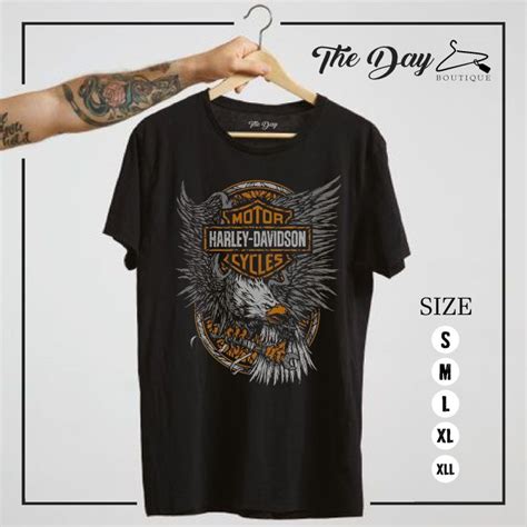 Kaos Harley Davidson Eagle Logo Kaos Harley Davidson Logo Eagle