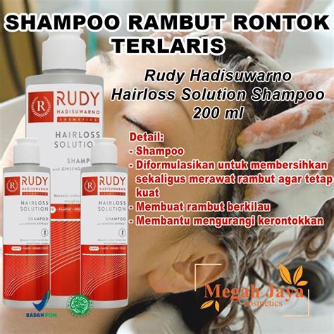 Jual Rudy Hadisuwarno Hair Loss Defense Shampoo Mj Indonesia Shopee