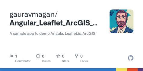 GitHub Gauravmagan Angular Leaflet ArcGIS Demo App A Sample App To