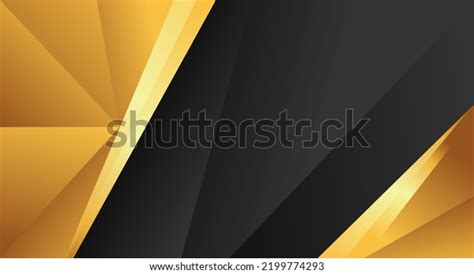 Black Gold Banner Background Vector Stock Vector (Royalty Free ...