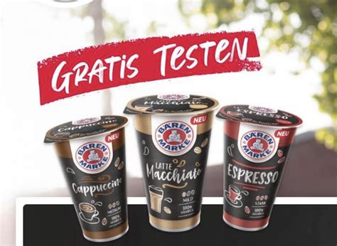 letze Chance GRATIS testen Bärenmarke Eiskaffee to go