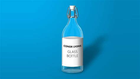 Free Glass Bottle Mockup PSD » CSS Author