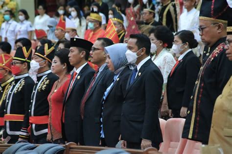 Bupati Sachrul Hadiri Rapat Paripurna Hut Provinsi Sulut Ke