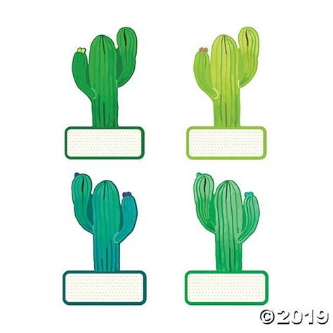 Cactus Bulletin Board Cutouts - 48 Pc. | Oriental Trading in 2022 ...