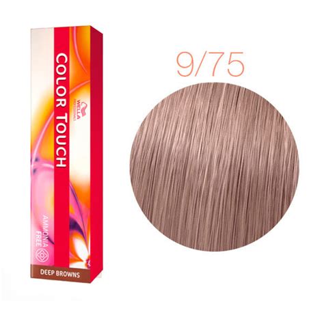 Купить Wella Professional Color Touch Deep Browns 9/75 (Очень светлый ...