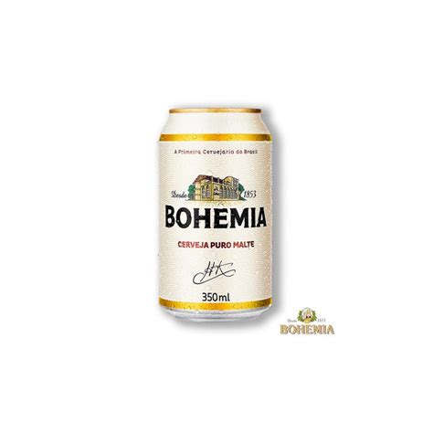 Cerveja Bohemia Puro Malte Lata Ml