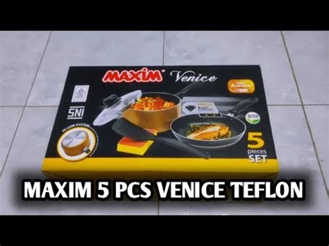 Maxim Venice Pcs Set Teflon Youtube