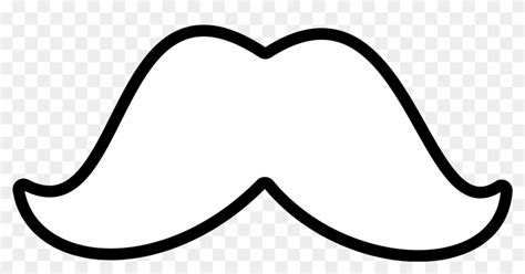 White Moustache Clipart Free White Mustache Clip Art Transparent