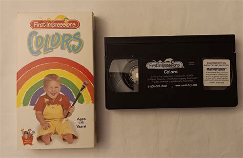 Babys First Impressions Colors Vhs Ebay