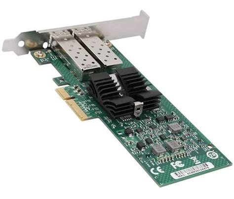 Placa De Rede Dual Gigabit Sfp Intel Eb E G Ef Sfp Frete Gr Tis