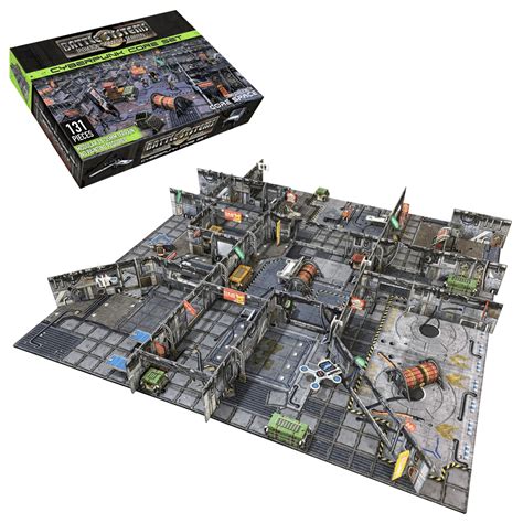 Battle Systems Sci Fi Terrain Cyberpunk Core Set Mm Rpg