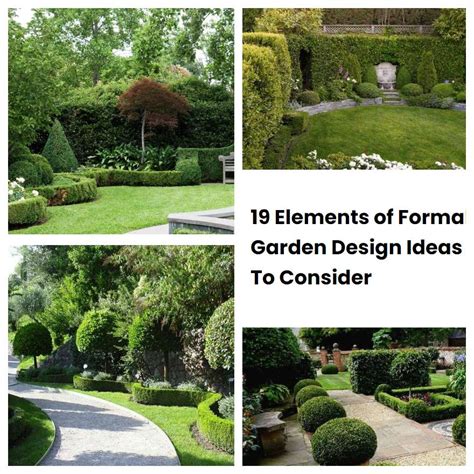 19 Elements of Formal Garden Design Ideas To Consider | SharonSable