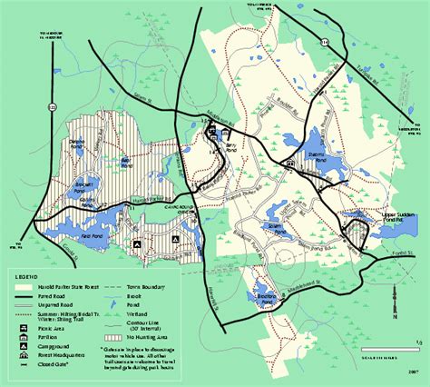 Harold Parker State Forest Map