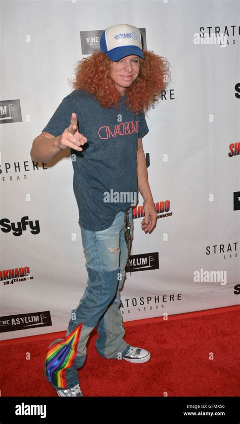 Las Vegas Nevada Usa 31st July 2016 Comedian Carrot Top Attends