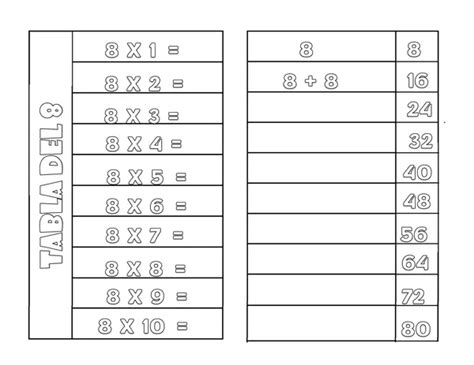 flipbook tabla 8 | profe.social