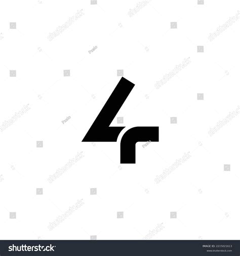 Number 4 Vector Logo Design Stock Vector (Royalty Free) 2215021613 ...