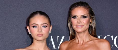 Heidi Klum And Her 18 Year Old Daughter Leni Have A Twinning Moment In