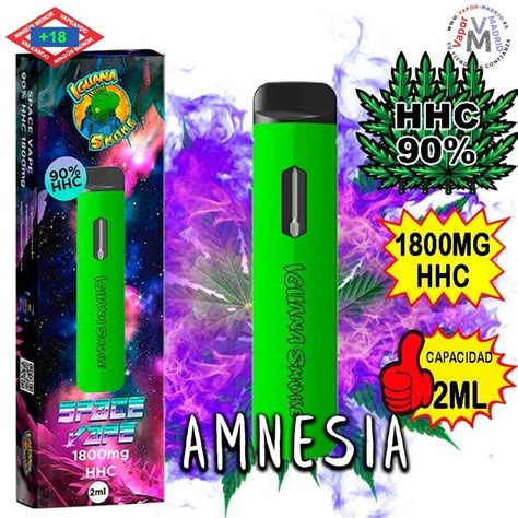 Amnesia Ml H H C Space Vape By Iguana Smoke