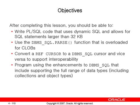 Introducing The Oracle Database G Sql And Pl Sql New Features Ppt