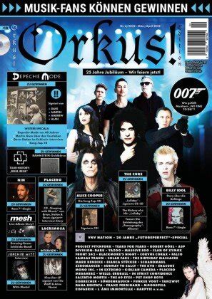 Orkus Edition Mit Depeche Mode Specials Jubil Ums Gewinnspiele