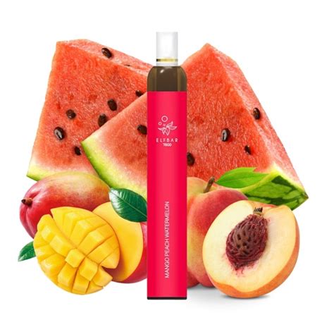 Elf Bar T Mango Peach Watermelon City Vape Nikotin Mg