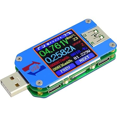 Eversame In Type C Usb Tester Color Screen Lcd Digital Multimeter