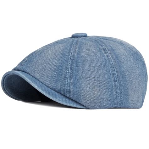 Boinas De Algod N Lavadas Para Hombre Y Mujer Gorro Plano Boina Vaquera