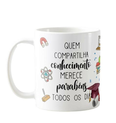 Caneca Professor F Sica Presente Pronta Entrega