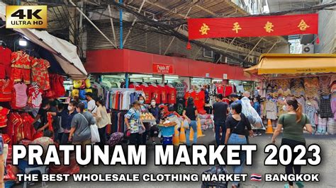 Walking Around Pratunam Market Bangkok Before Chinese New Year 2023