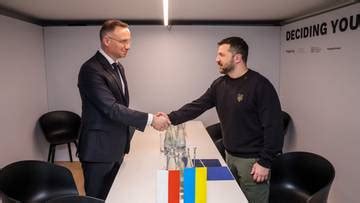 Davos Andrzej Duda Spotka Si Z Wo Odymyrem Ze Enskim Polsatnews Pl