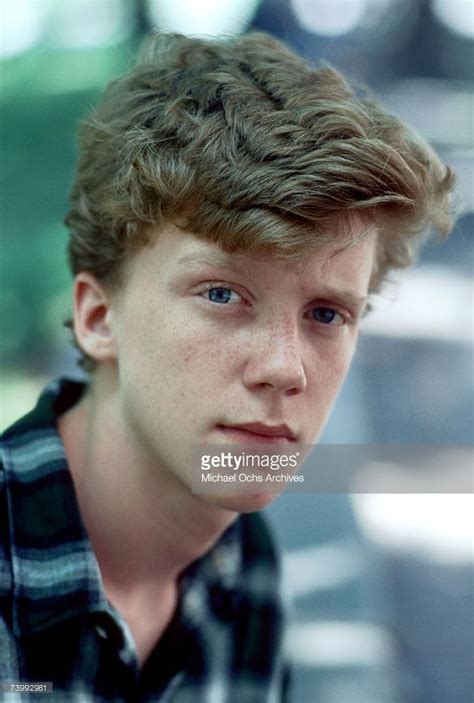 Actor Anthony Michael Hall poses for a portrait session in 1984 ...