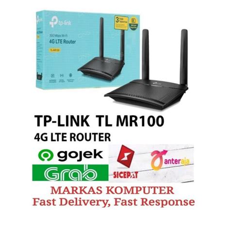 Jual Tp Link Tl Mr Mbps Wireless N G Lte Router Tp Link Tl