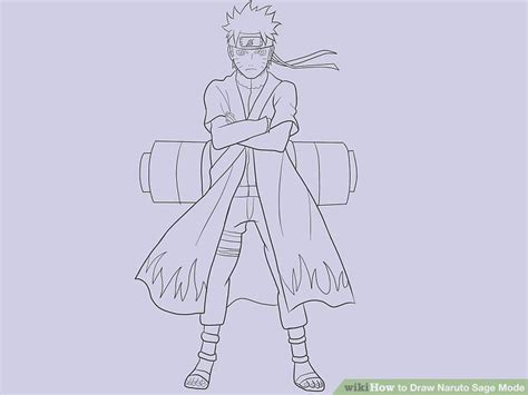 How to Draw Naruto Sage Mode (with Pictures) - wikiHow