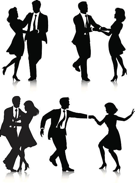 3 200 Couple Dance Silhouette Stock Illustrations Royalty Free Vector