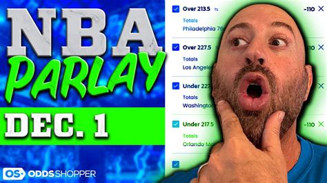 Best NBA Parlays Picks Predictions Today 12 1 23 NBA Parlay Of