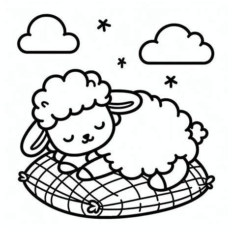 Desenho De Ovelhinha Para Colorir - 9