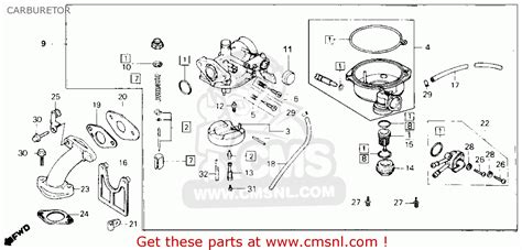 Honda 1610 Zol 023 Carb Installation Diagram New Genuine Oem