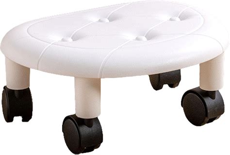 Amazon Round Low Rolling Stool Universal Wheel Movable Mini Stool