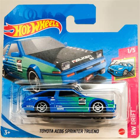 Hot Wheels Toyota AE Sprinter Trueno HW Drift Etsy