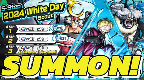 Whiteday Scout Summon One Piece Bounty Rush Youtube