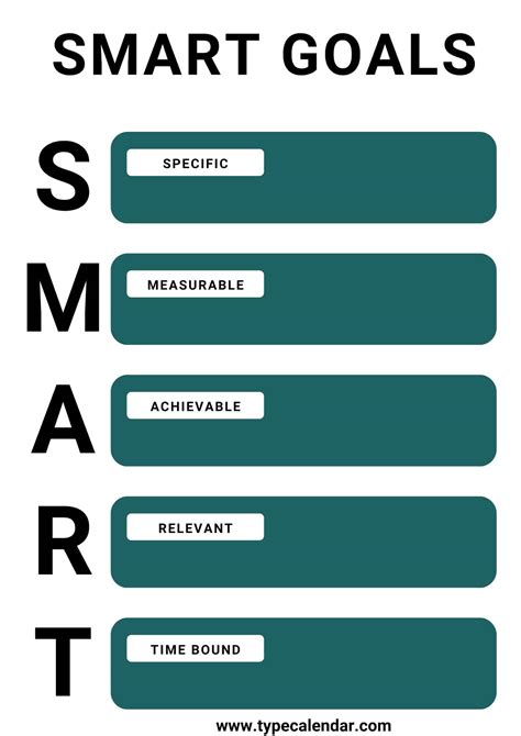 Free Printable Smart Goals Templates Word Excel Pdf NBKomputer