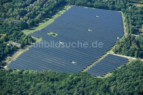 Wünsdorf von oben Solarpark bzw Solarkraftwerk der