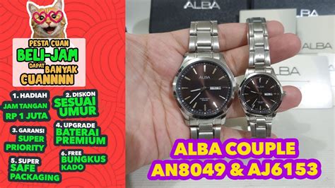 Jam Tangan Couple Original Alba Kl Aj Aj X And Alba An