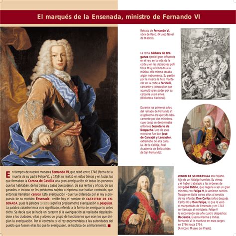 El Marqu S De La Ensenada Ministro De Fernando Vi