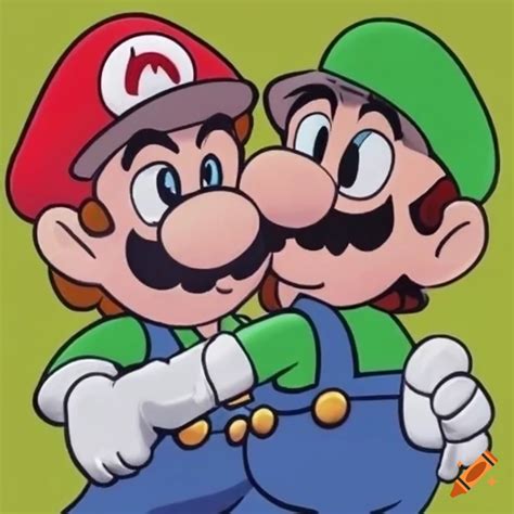 Mario And Luigi On Craiyon